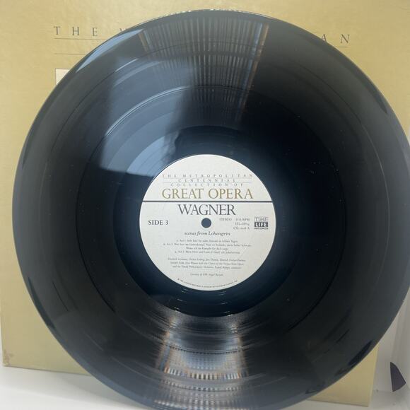 The Metropolitan Collection of Great Opera WAGNER 4 LP + Booklet EX / NM!!! WOW! - Picture 10 of 16
